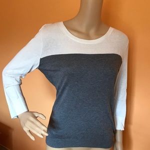 Banana Republic sweater with button sleeve detail